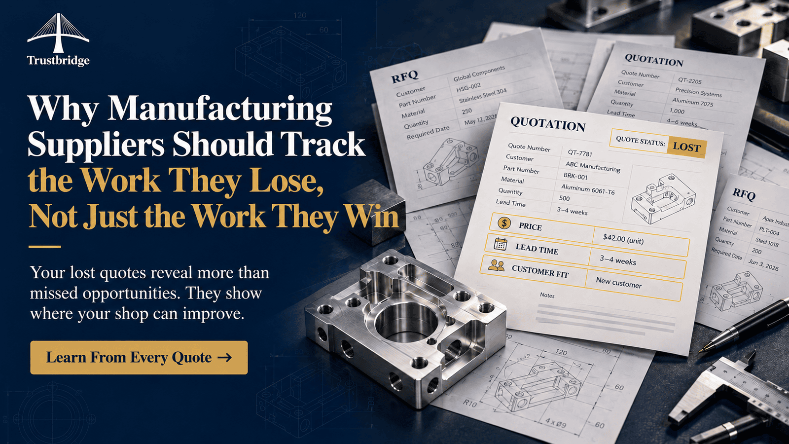How Do You Know Whether You’re Losing Manufacturing Jobs on Price, Lead Time, or Something Else Entirely?